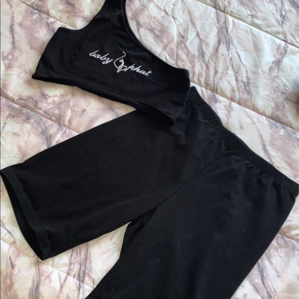 Black Baby Phat 2-Piece Set